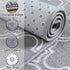 5x7 Chicrug Shag Geometric Modern Area Rug for Bedroom, Feet Memory Foam Indoor Carpet, Fluffy Rug for Living Room