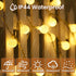 200Led 75FT 8 Dailyart Globe String Lights, Waterproof Fairy Lights Plug in Modes with Remote Control, Brightness