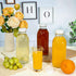 8 Pack 32oz KEYWING Glass Milk Bottles with Airtight Lids Reusable, Leak-proof Containers Dishwasher Safe, Food Grade
