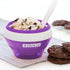 Frozen 6 Zoku Ice Cream Maker, Compact Make and Serve Bowl with Stainless Steel Freezer Core Creates Soft Serve