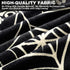 84'' 60'' Breling Spider Web Blanket x Gothic Gift for Women Men Whimsigoth Goth Throw Blanket Soft Flannel Victorian