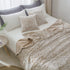 FY FIBER HOUSE Cheetah Print Blanket, Flannel Fleece Throw Blanket with 3D Leopard Print, 50"X60"