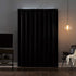 Sun Zero Oslo Theater Grade Extreme Total Blackout Curtain Panel, Rod Pocket, 52" x 84", Black