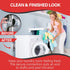 Dryer Dock Dryer Vent, 6" for 4" Tubes, White