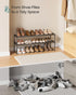 2-Tier 12-15 11.8 36.2 14.6 Inches, ULSA12BK SONGMICS Shoe Rack, Shoe Organizer, Metal Storage Shelf, Upright or Upside