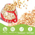 MMUGOOLER Glass Microwave Popcorn Popper, 2.25QT Original Popcorn Jar with Silicone Lid, BPA Free