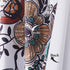 Pack 2,Bohemian Room,Grommet Drapes,52x90 Inch Estelar Textiler Vintage Garden Plants Herbs Print Blackout Curtains