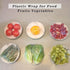 100pcs Elastic Bowl Covers for Bread Proofing, Plastic Wrap for Food, Vegetable, and Fruit Storage