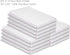 12 Pack 28 28 Inches 100% Flour Sack Towels White Kitchen Dish Towels x Soft Absorbent Tea Towel Cotton Ring Spun Bar