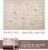 5x7 YIHOUSE Washable Area Rugs for Bedroom Girls, Beige Floral Rug for Living Room Non Slip Ultra-Thin, Large Boho
