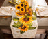 DII Spring & Summer Table Runner, 14x108, Rustic Sunflowers Print Table Top Décor Collection