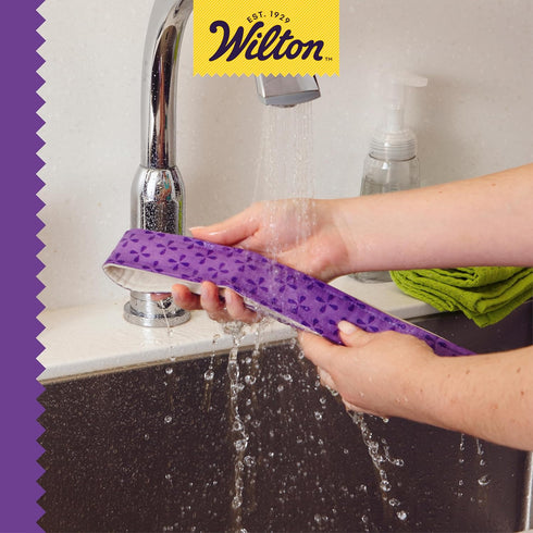 Wilton Bake Even Cake Strips, 2-Piece Set for 8-Inch & 10-Inch Round Cake Pans, Prevents Domed Tops & Cracked Edges