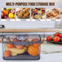 Bread Box for Kitchen Counter, Airtight Bread Storage Container with Lid for Homemade Bread, Grey