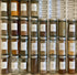 12 Pack 3oz Tebery Round Spice Bottles Glass Spice Jars with Silver Metal Lids, Shaker Tops, Wide Funnel and Labels