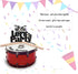 Let's Party Drums Cake Topper for Rock and Roll 80's Themed Birthday Music Party Decorations