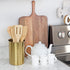 Darware Hammered Gold Kitchen Utensil Holder, 7-Inch Tool Caddy for Wooden Spoons, Spatulas, & More
