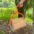 Wood Handle 2 Claw Skidding Tongs, Non-Slip Grip Tool for Log Lifting, Handling, Dragging & Carrying (12 in)