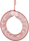 Whole Peanut Red Wreath Feeder for Squirrels and Blue Jays by Songbird Essentials