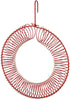 Whole Peanut Red Wreath Feeder for Squirrels and Blue Jays by Songbird Essentials