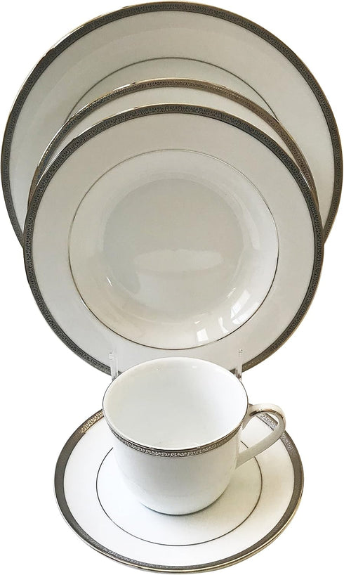 Dinnerware Plate Place Setting Display Stand - Holds 3 to 5 Plates (Item #102113)