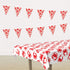 Beistle Plastic Nautical Theme Party Crab Pennant Banner Luau Beach Decorations