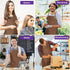Chef Apron for Men Women, Cotton Canvas Cross Back Straps Apron for Kitchen Cooking, Artists Painting