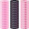 48 Pcs Pink Ribbon Breast Cancer Awareness Bracelets, Silicone Wristbands for Party Supplies