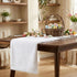 48 inches duduta White Faux Fur Table Runner Long, Fluffy Dresser Runner Covers Coffee Table Runner Spring Easter Home