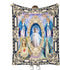 QIULIBMH Ultra Soft Virgin Mary Blanket Microfiber Our Lady of Guadalupe Throw Blanket
