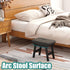 Compact Wooden Footrest Stool for Living Areas - Ideal Ottoman for Relaxation