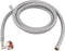 Eastman 6 Foot Dishwasher Supply Line, 3/8 Inch Compression x 3/4 Inch FHT Elbow, Braided Stainless Steel