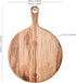 BILL.F Acacia Wood Pizza Peel, 10" Cutting Board, Cheese Paddle Board, 14x10x0.5 Inch