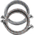 Stainless Steel Washing Machine Hoses, 4ft - 2 Packs Braided Premium Washer Supply Lines for Hot and Cold Water