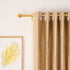 3/4" Standard Decorative Adjustable Curtain Rod,Heavy Duty Curtain Rods Set for Windows,30 To 80 Inch, Gold