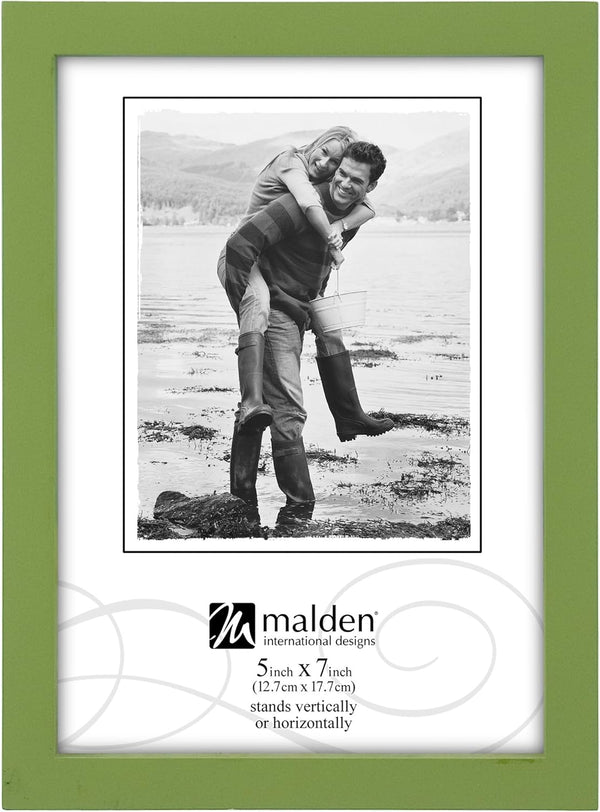 Green Concept Wood Picture Frame, 5x7 by Malden International Designs