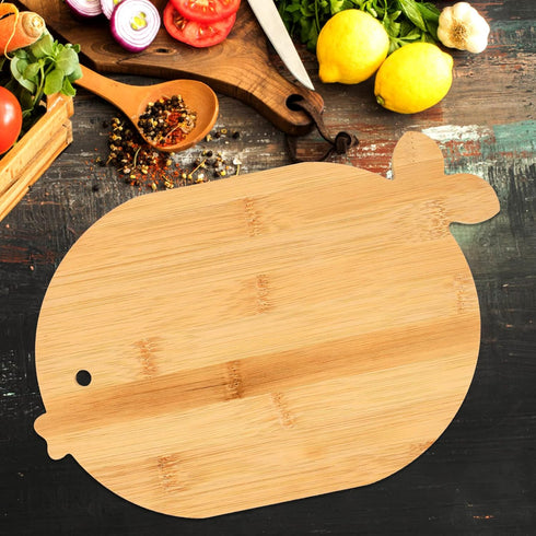 Cheese Board Wood Cutting Board, Fish Shaped Bread Board, Charcuterie Board, Chopping Board for Serving Food
