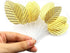 IVYRISE Silk Leaf 200PCS Golden Artificial Leaves for DIY Wedding Party Decor, Corsage Boutonniere Accessory
