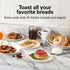 Hamilton Beach 2 Slice Toaster with Extra Wide Slots, Shade Selector, Auto-Shutoff, Cancel Button, Toast Boost (Black)