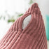 Home Brilliant Pink Pillow Cover 18x18 Striped Velvet Corduroy Decorative Throw Pillows for Girls Room, Dry Rose Pink