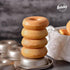 Donut Pan, Nonstick 6 Cavity Ring Doughnut Pan for Baking, Set of 2, Champagne Gold