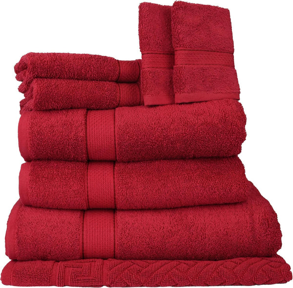 ELITE Emporium Home Collection 8-Piece Cotton Bath Towel Set - Ultra Soft, 550