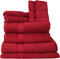 ELITE Emporium Home Collection 8-Piece Cotton Bath Towel Set - Ultra Soft, 550