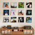 12 Pack 12-Inch Album Laurensory Vinyl Record Shelf Wall Mount, Clear Acrylic Storage Holder, Floating Display Shelves