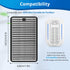 8 Pack For DSTx HEPA + Carbon Filters Replacement Compatible with Clarifion DSTx Mini Personal Portable Air Purifiers for Home, Bedroom and Pets, Works for Dust, Smoke,Odors and Airborne Particles