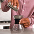 Boxtree Pour Over Coffee Maker Set with Reusable Stainless Steel Drip Filter, Glass Carafe & Permanent Filter
