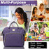Weitars Lunch Bag for Women Cute Lunch Bag For Work,Insulated LunchBox Lunch Purse Leakproof Wide-Open Lonchera
