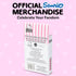 20ct 7 (2 Silver Buffalo Sanrio Hello Kitty Strawberry Dress Decorative String Lights, Feet Long, Battery Powered AA