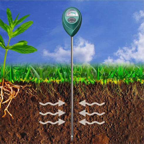 XLUX Long Probe Deep Soil Moisture Meter, Water Monitor Indicator Sensor for Indoor & Outdoor Large Pot Plants