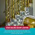 50 Pack 24 VELCRO Brand Indoor Light Clips for Hanging String Lights, Holds Up to ft, Transparent Peel-and-Stick Wall