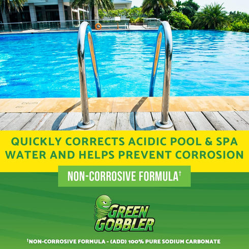 15 lb pH Increaser for Hot Tub & Pool | Pure Soda Ash, Sodium Carbonate |